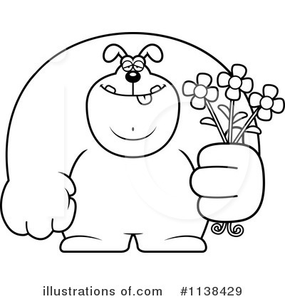 Giving Flowers Clipart #1138429 by Cory Thoman