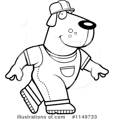 Royalty-Free (RF) Dog Clipart Illustration by Cory Thoman - Stock Sample #1149733