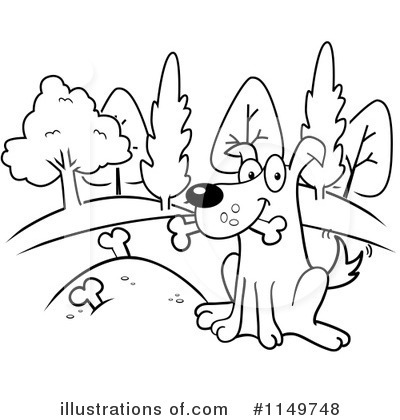 Dog Bone Clipart #1149748 by Cory Thoman