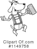 Dog Clipart #1149758 by Cory Thoman