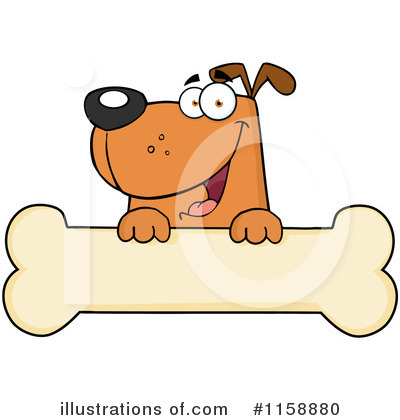 Royalty-Free (RF) Dog Clipart Illustration by Hit Toon - Stock Sample #1158880
