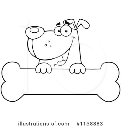Royalty-Free (RF) Dog Clipart Illustration by Hit Toon - Stock Sample #1158883