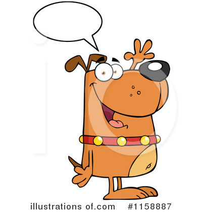 Royalty-Free (RF) Dog Clipart Illustration by Hit Toon - Stock Sample #1158887