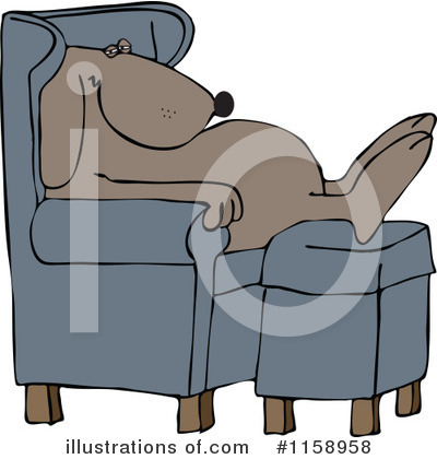 Royalty-Free (RF) Dog Clipart Illustration by djart - Stock Sample #1158958
