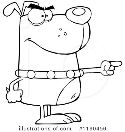 Royalty-Free (RF) Dog Clipart Illustration by Hit Toon - Stock Sample #1160456