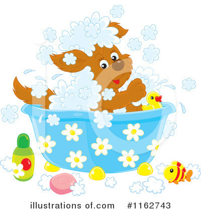 Dog Grooming Clipart #1162743 by Alex Bannykh