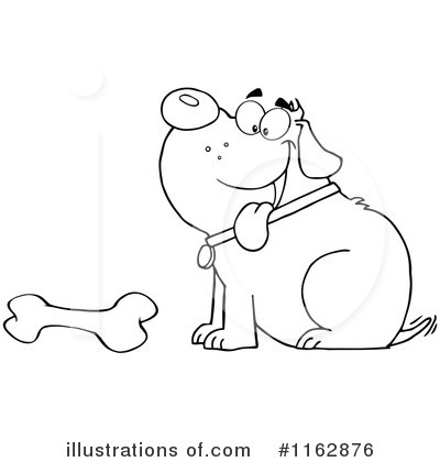 Royalty-Free (RF) Dog Clipart Illustration by Hit Toon - Stock Sample #1162876