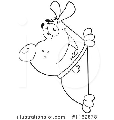 Royalty-Free (RF) Dog Clipart Illustration by Hit Toon - Stock Sample #1162878