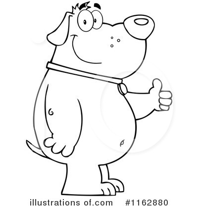 Royalty-Free (RF) Dog Clipart Illustration by Hit Toon - Stock Sample #1162880
