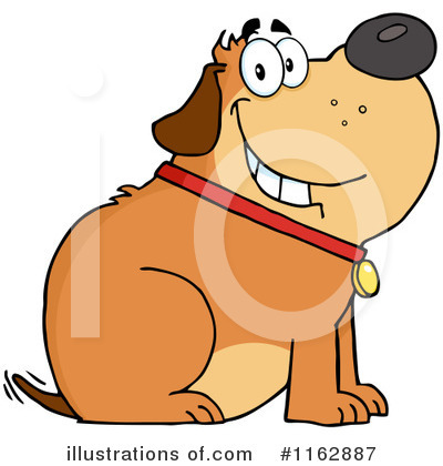 Royalty-Free (RF) Dog Clipart Illustration by Hit Toon - Stock Sample #1162887