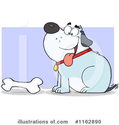 Royalty-Free (RF) Dog Clipart Illustration by Hit Toon - Stock Sample #1162890