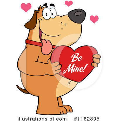 Royalty-Free (RF) Dog Clipart Illustration by Hit Toon - Stock Sample #1162895