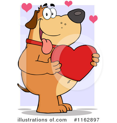 Royalty-Free (RF) Dog Clipart Illustration by Hit Toon - Stock Sample #1162897