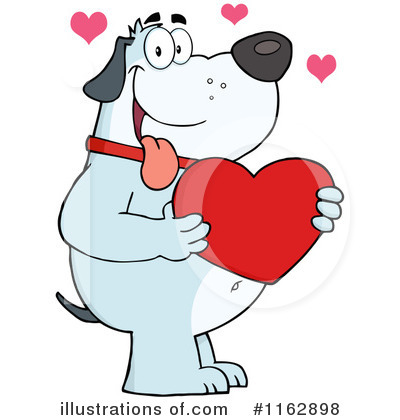 Royalty-Free (RF) Dog Clipart Illustration by Hit Toon - Stock Sample #1162898