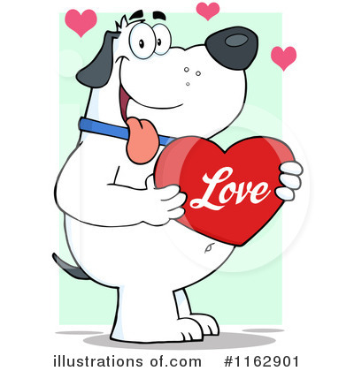 Royalty-Free (RF) Dog Clipart Illustration by Hit Toon - Stock Sample #1162901