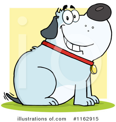 Royalty-Free (RF) Dog Clipart Illustration by Hit Toon - Stock Sample #1162915