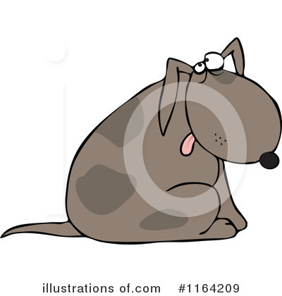 Royalty-Free (RF) Dog Clipart Illustration by djart - Stock Sample #1164209