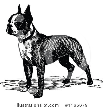 Royalty-Free (RF) Dog Clipart Illustration by Prawny Vintage - Stock Sample #1165679