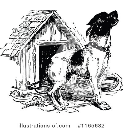 Royalty-Free (RF) Dog Clipart Illustration by Prawny Vintage - Stock Sample #1165682