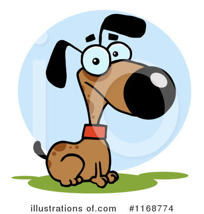 Royalty-Free (RF) Dog Clipart Illustration by Hit Toon - Stock Sample #1168774