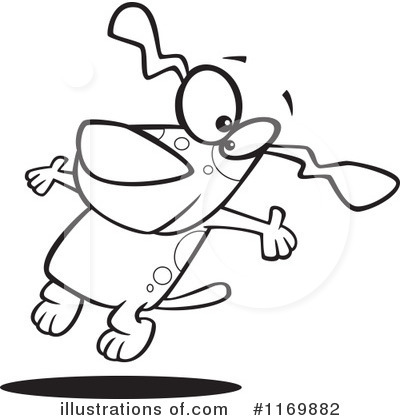 Royalty-Free (RF) Dog Clipart Illustration by toonaday - Stock Sample #1169882