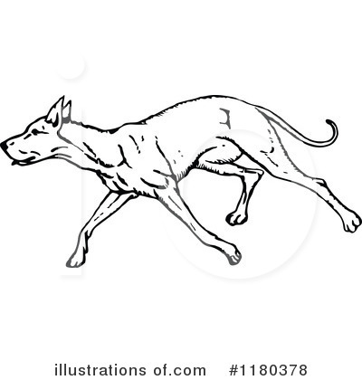 Royalty-Free (RF) Dog Clipart Illustration by Prawny Vintage - Stock Sample #1180378