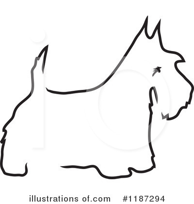 Scottie Clipart #1187294 by Maria Bell
