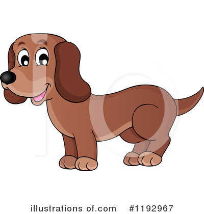 Wiener Dog Clipart #1192967 by visekart