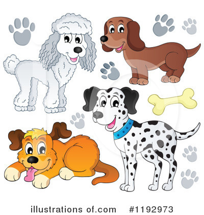 Royalty-Free (RF) Dog Clipart Illustration by visekart - Stock Sample #1192973