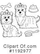 Dog Clipart #1192977 by visekart