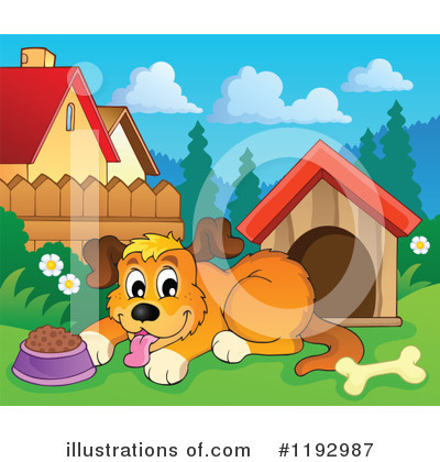 Dog House Clipart #1192987 by visekart