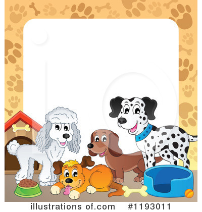 Royalty-Free (RF) Dog Clipart Illustration by visekart - Stock Sample #1193011