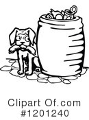 Dog Clipart #1201240 by Prawny Vintage