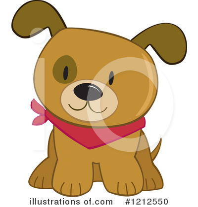 Royalty-Free (RF) Dog Clipart Illustration by peachidesigns - Stock Sample #1212550