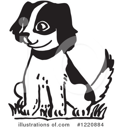 Royalty-Free (RF) Dog Clipart Illustration by Picsburg - Stock Sample #1220884