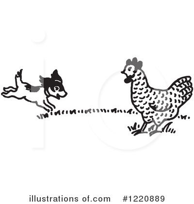 Royalty-Free (RF) Dog Clipart Illustration by Picsburg - Stock Sample #1220889