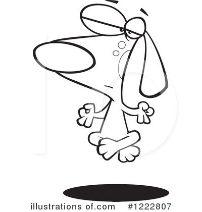 Royalty-Free (RF) Dog Clipart Illustration by toonaday - Stock Sample #1222807