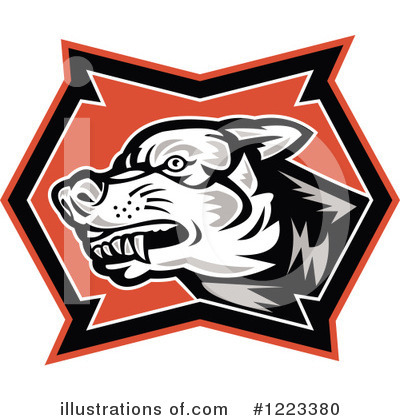 Royalty-Free (RF) Dog Clipart Illustration by patrimonio - Stock Sample #1223380