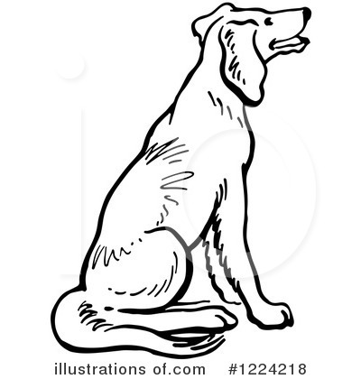 Royalty-Free (RF) Dog Clipart Illustration by Picsburg - Stock Sample #1224218