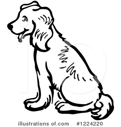 Royalty-Free (RF) Dog Clipart Illustration by Picsburg - Stock Sample #1224220