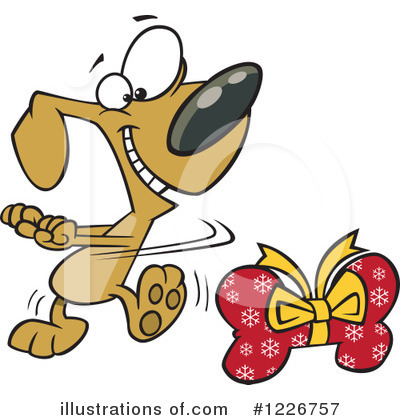 Royalty-Free (RF) Dog Clipart Illustration by toonaday - Stock Sample #1226757