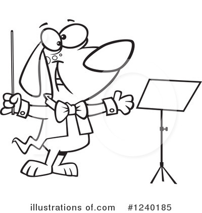 Music Conductor Clipart #1240185 by toonaday