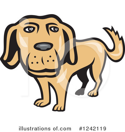 Royalty-Free (RF) Dog Clipart Illustration by patrimonio - Stock Sample #1242119