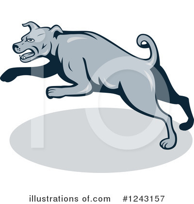 Royalty-Free (RF) Dog Clipart Illustration by patrimonio - Stock Sample #1243157