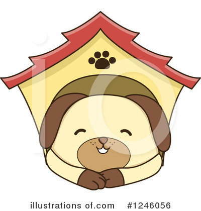 Royalty-Free (RF) Dog Clipart Illustration by BNP Design Studio - Stock Sample #1246056