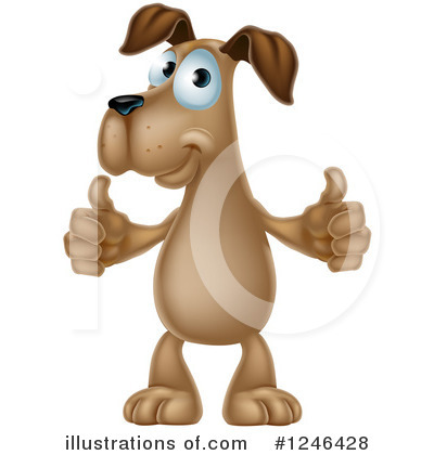 Royalty-Free (RF) Dog Clipart Illustration by AtStockIllustration - Stock Sample #1246428