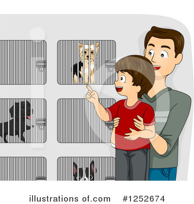 Royalty-Free (RF) Dog Clipart Illustration by BNP Design Studio - Stock Sample #1252674