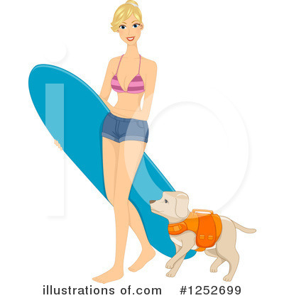 Surfer Clipart #1252699 by BNP Design Studio