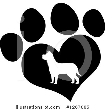 Royalty-Free (RF) Dog Clipart Illustration by Hit Toon - Stock Sample #1267085