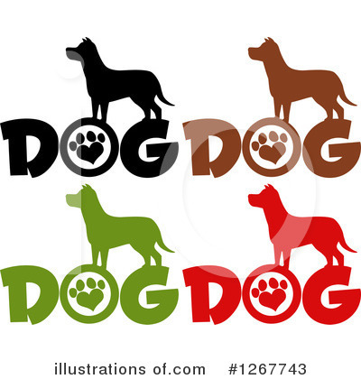 Royalty-Free (RF) Dog Clipart Illustration by Hit Toon - Stock Sample #1267743